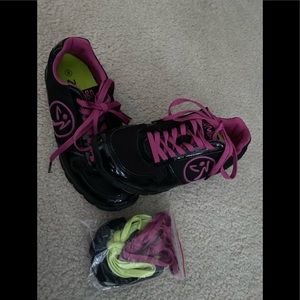 Zumba workout dance shoes size 8